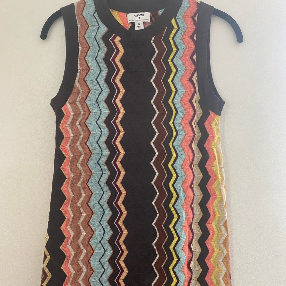 MISSONI x TARGET sleeveless knit dress size S